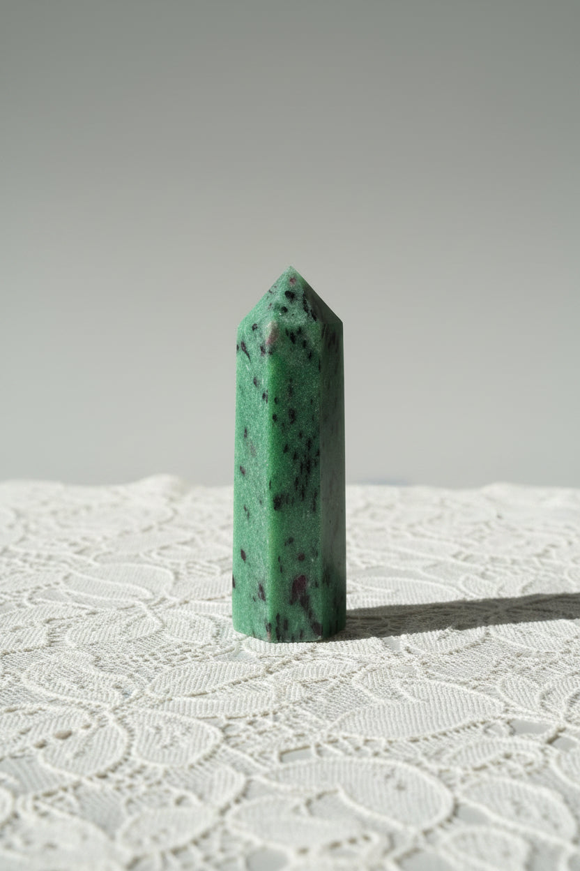 Ruby zoisite tower