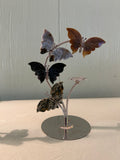 Ocean jasper butterfly sphere holder