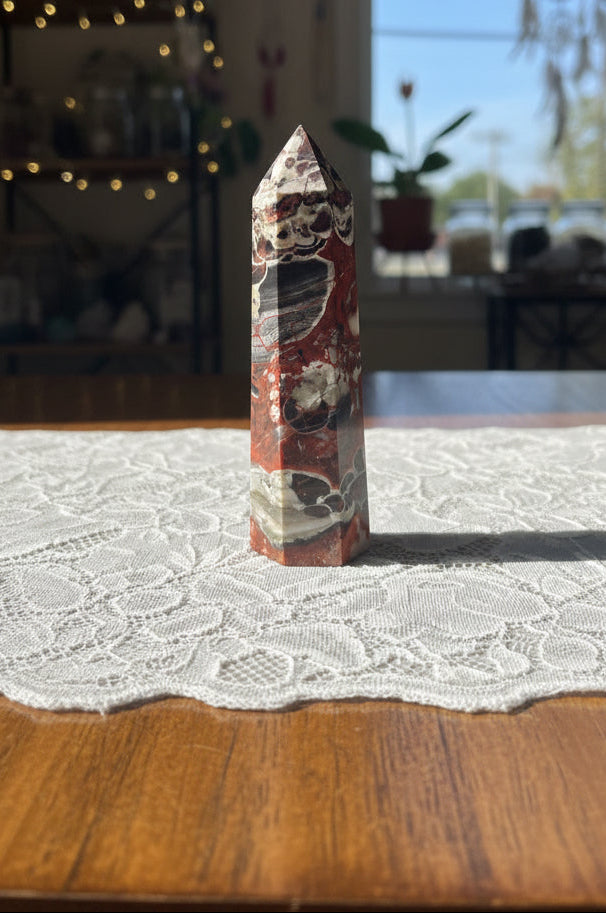 Money agate small tower