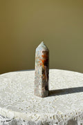 Red moss agate Tower